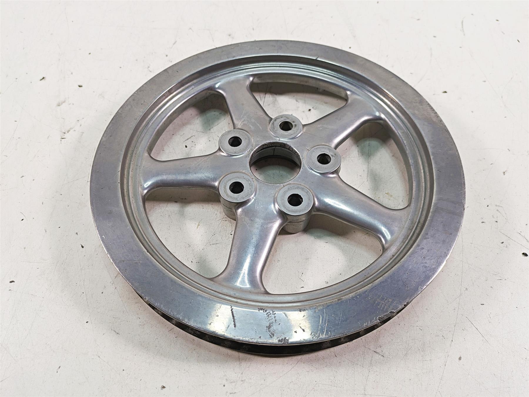 2009 Harley FXCWC Softail Rocker C Rear Drive Belt Pulley 66T 1" 40585-08 {{ shop.shopifyCountryName }} - Mototech271