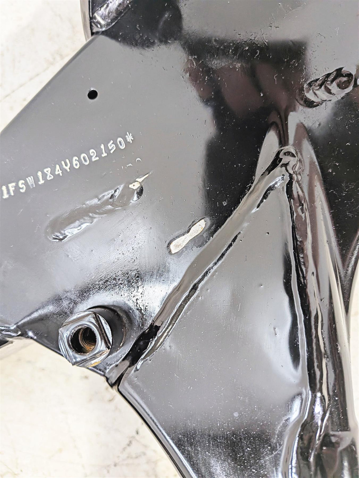 2004 Harley Touring FLTRI Road Glide Straight Frame Chassis & Swingarm with Clean Iowa Title T47900-02A-Mototech271