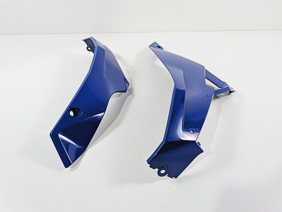 2024 Kawasaki EX500 Ninja 40th An. Blue Lower Belly Cover Fairing Set 55028-0888 {{ shop.shopifyCountryName }} - Mototech271