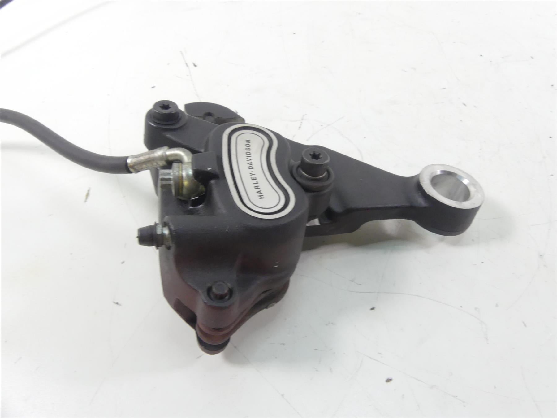 2016 Harley FLS Softail Slim Rear Brake Caliper + Line 41300097 {{ shop.shopifyCountryName }} - Mototech271