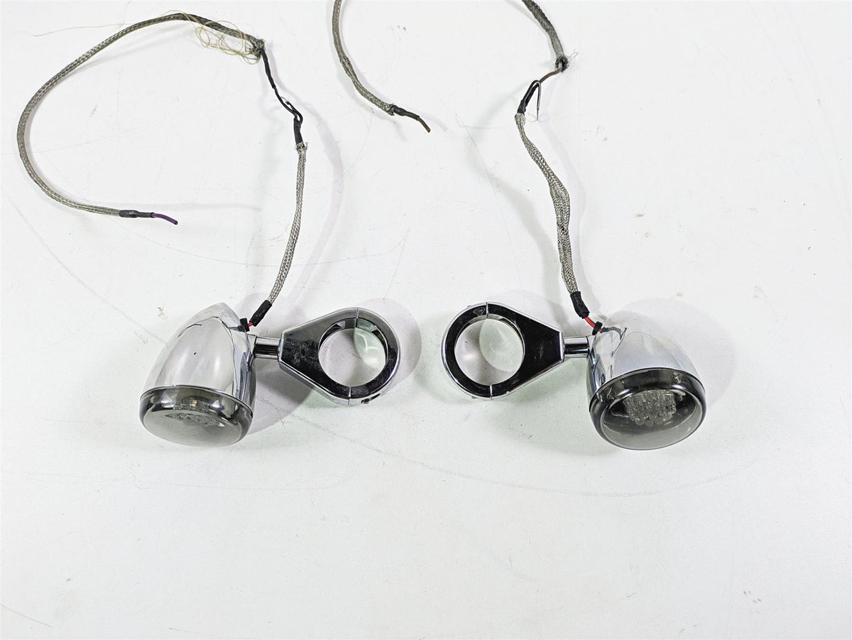 2002 Big Dog Pitbull Front Blinker Turn Signal Set Led BDM130-00794 {{ shop.shopifyCountryName }} - Mototech271