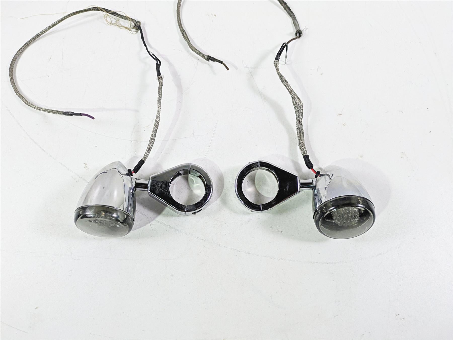 2002 Big Dog Pitbull Front Blinker Turn Signal Set Led BDM130-00794 {{ shop.shopifyCountryName }} - Mototech271