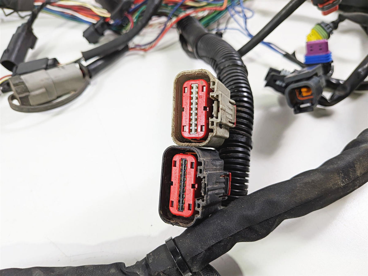 2014 Harley FXSB Softail Breakout Main Wiring Harness Loom Abs - No Cut 69200514-Mototech271