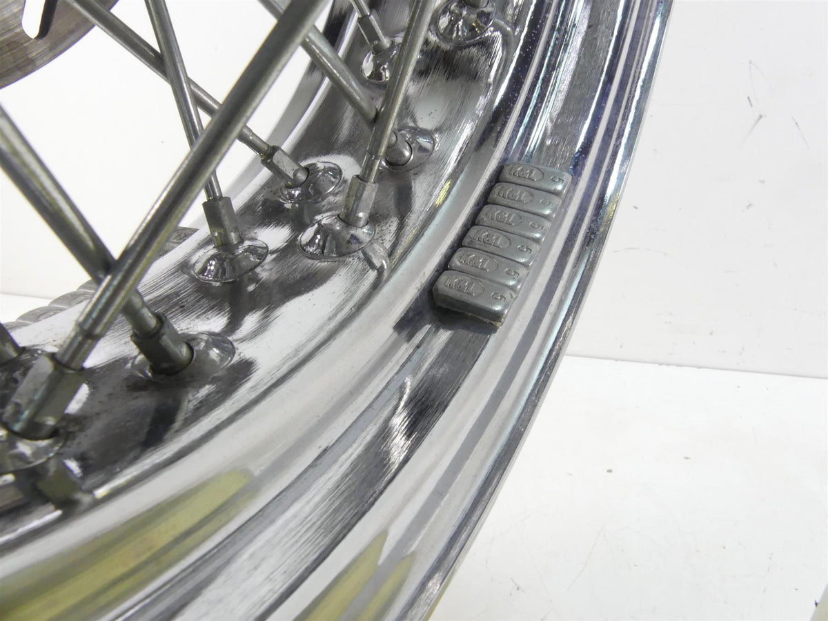 2002 Yamaha XVS1100 V-Star Nice Chrome Spoke Rear Wheel Rim 15x4.5 5EL-25311-00 {{ shop.shopifyCountryName }} - Mototech271