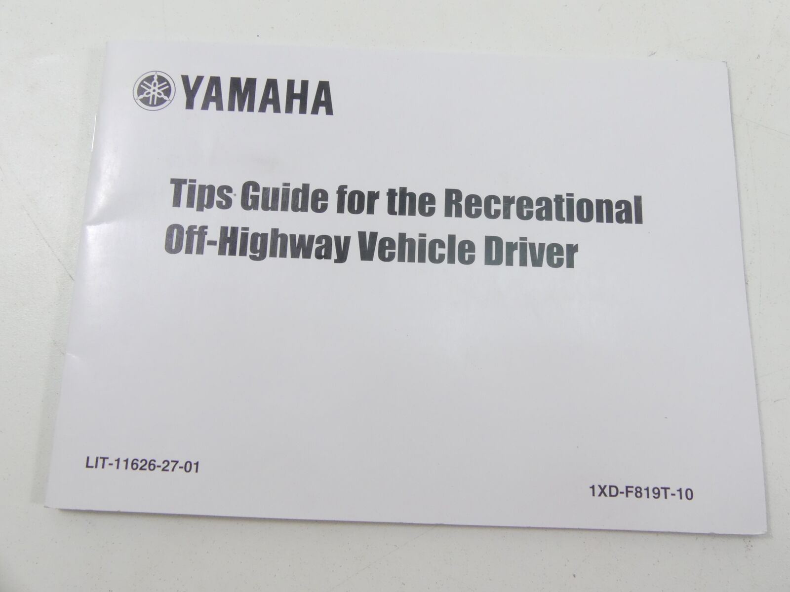 2018 Yamaha YXZ1000 R EPS Owners Manual 2HC-F8199-12 {{ shop.shopifyCountryName }} - Mototech271