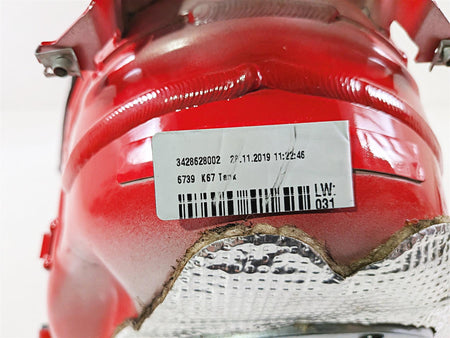 2020 BMW S1000RR K67 Red Fuel Gas Petrol Tank - Small Dent 16118405141-Mototech271