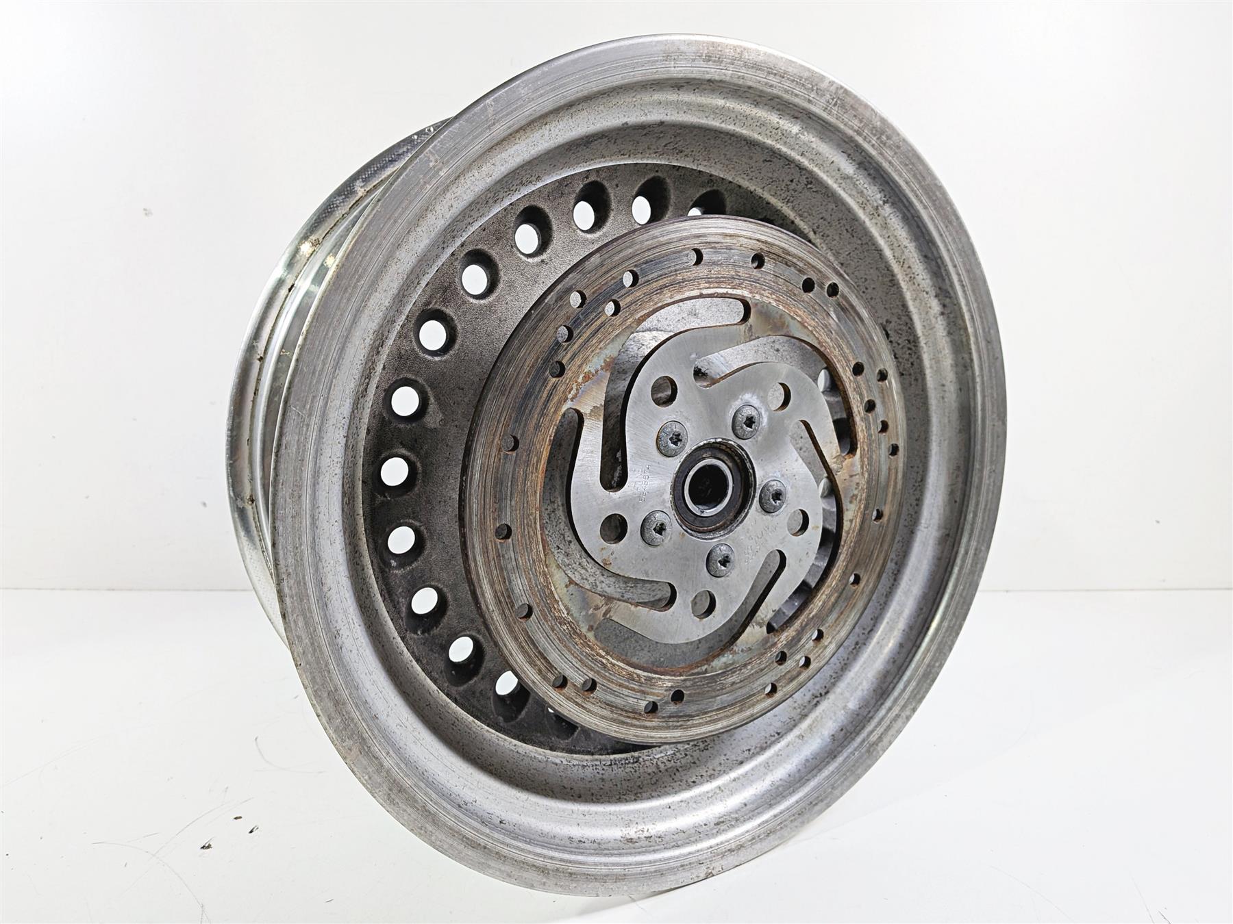 2012 Harley Softail FLSTF Fat Boy Rear Wheel Rim 17x6 Straight 40900181 {{ shop.shopifyCountryName }} - Mototech271