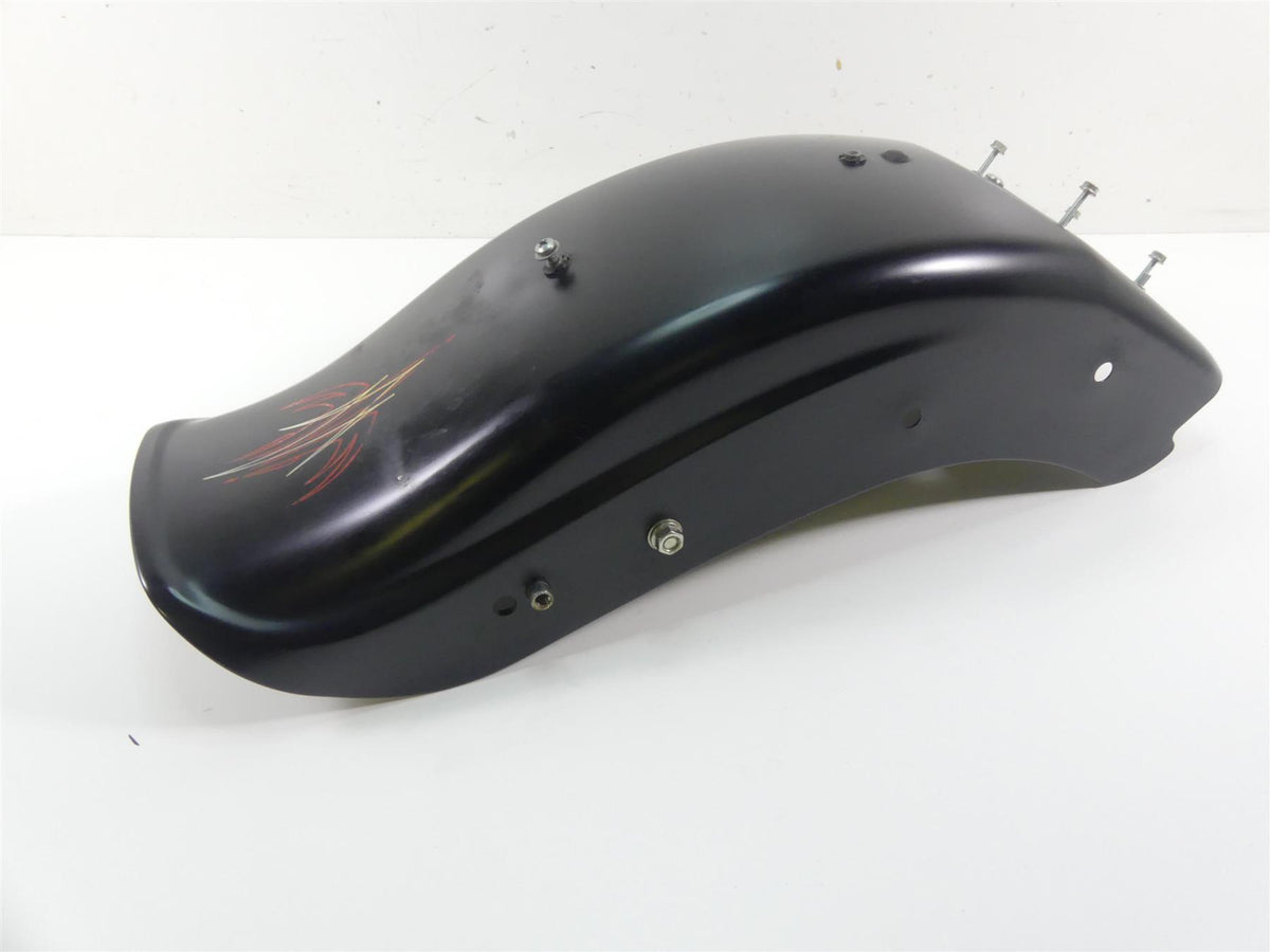 2008 Harley Softail FLSTSB Cross Bones Rear Fender Black Denim 59914-06 {{ shop.shopifyCountryName }} - Mototech271
