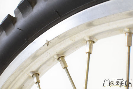 2007 Kawasaki KX250F KX250 F STRAIGHT Front TAKASAGO Wheel Rim 21x1.6 41025-0004 {{ shop.shopifyCountryName }} - Mototech271