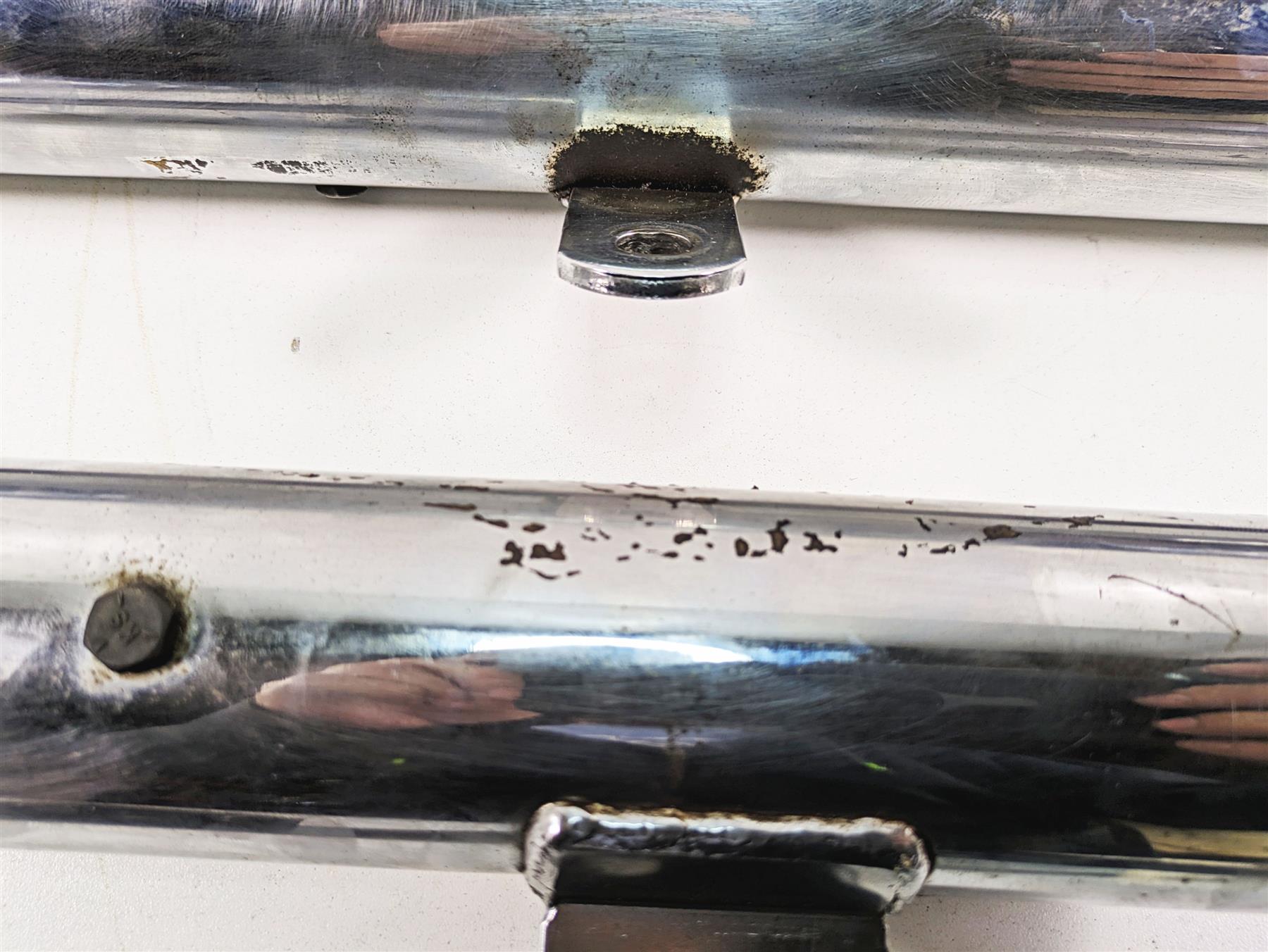 1986 Harley Sportster XLH 883 Oem Slip On Slash Cut Muffler Silencer Set {{ shop.shopifyCountryName }} - Mototech271