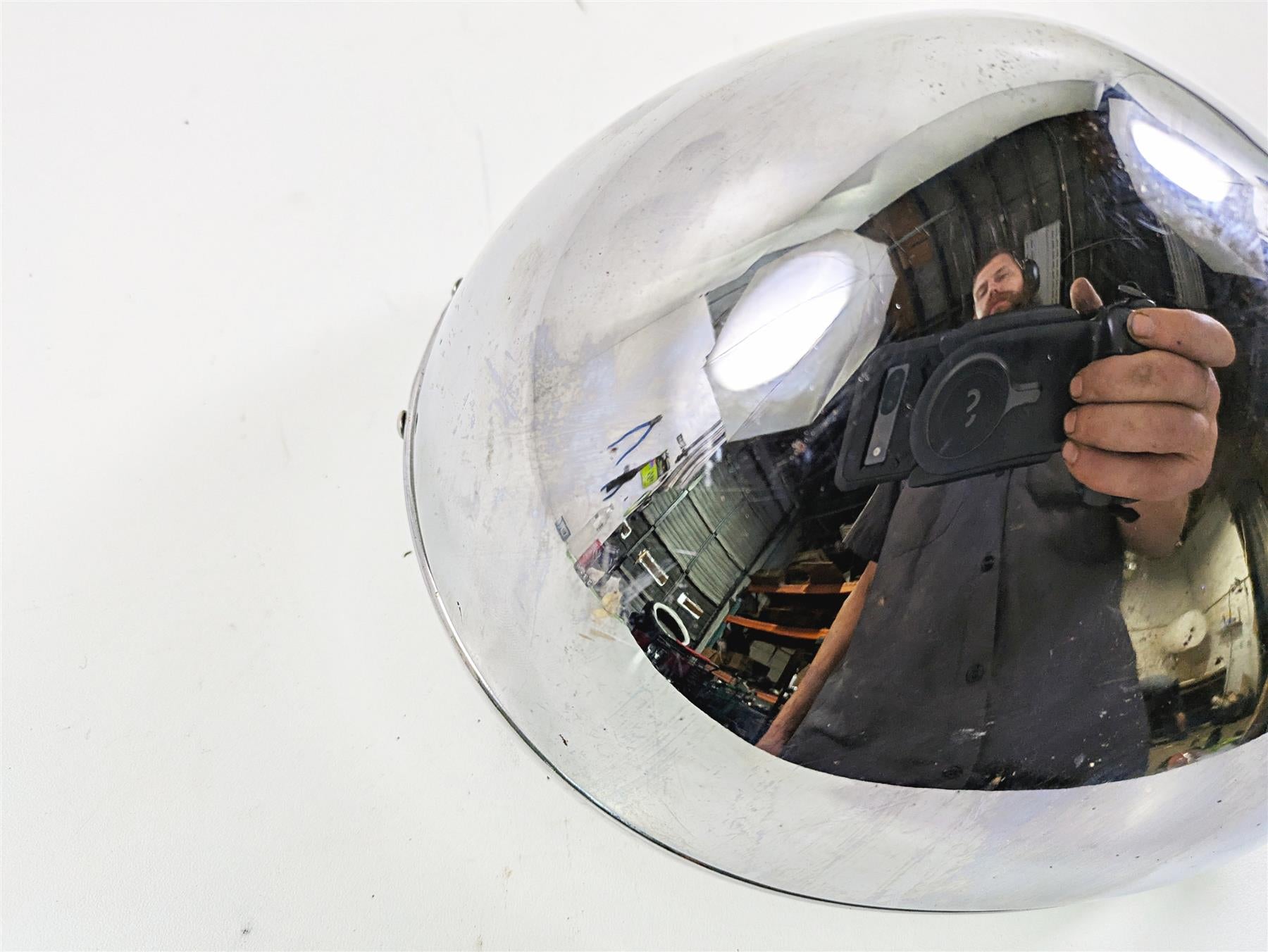 2002 Indian Spirit Deluxe Headlamp Light Lamp Lens & Bucket & Mount 68-126 {{ shop.shopifyCountryName }} - Mototech271