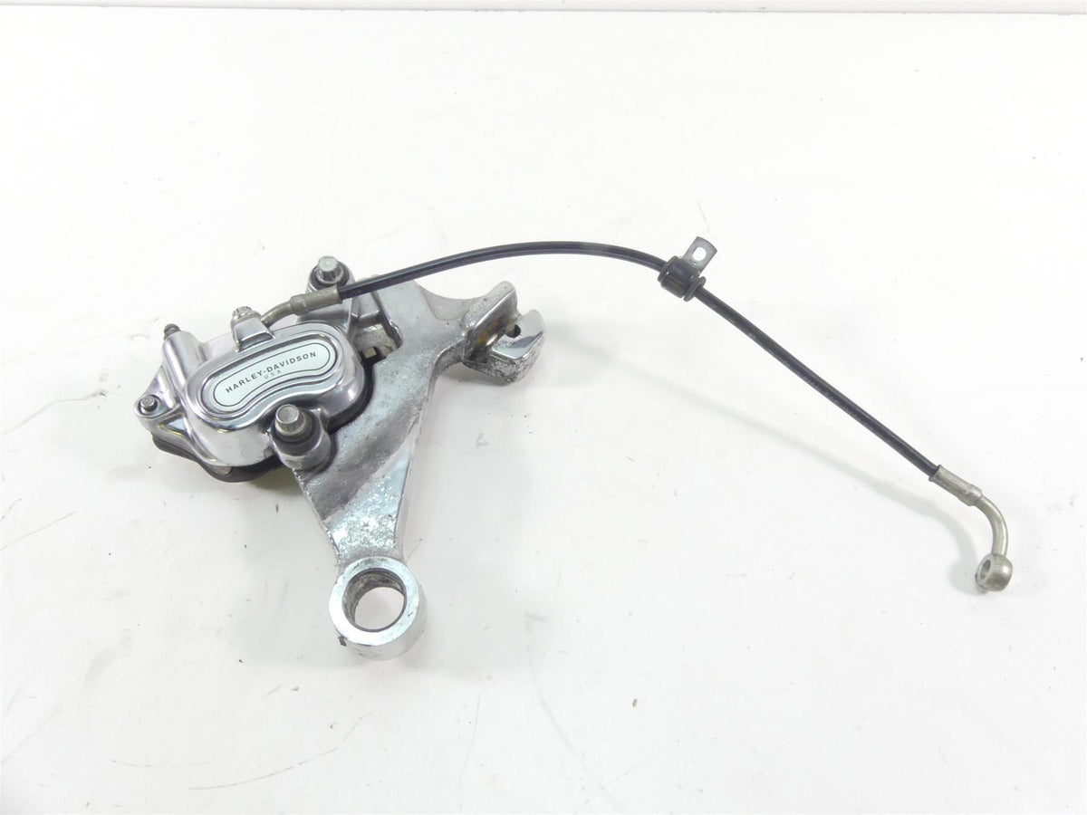 2009 Harley FXDL Dyna Low Rider Rear Chrome Brake Caliper 25mm 40908-08 {{ shop.shopifyCountryName }} - Mototech271
