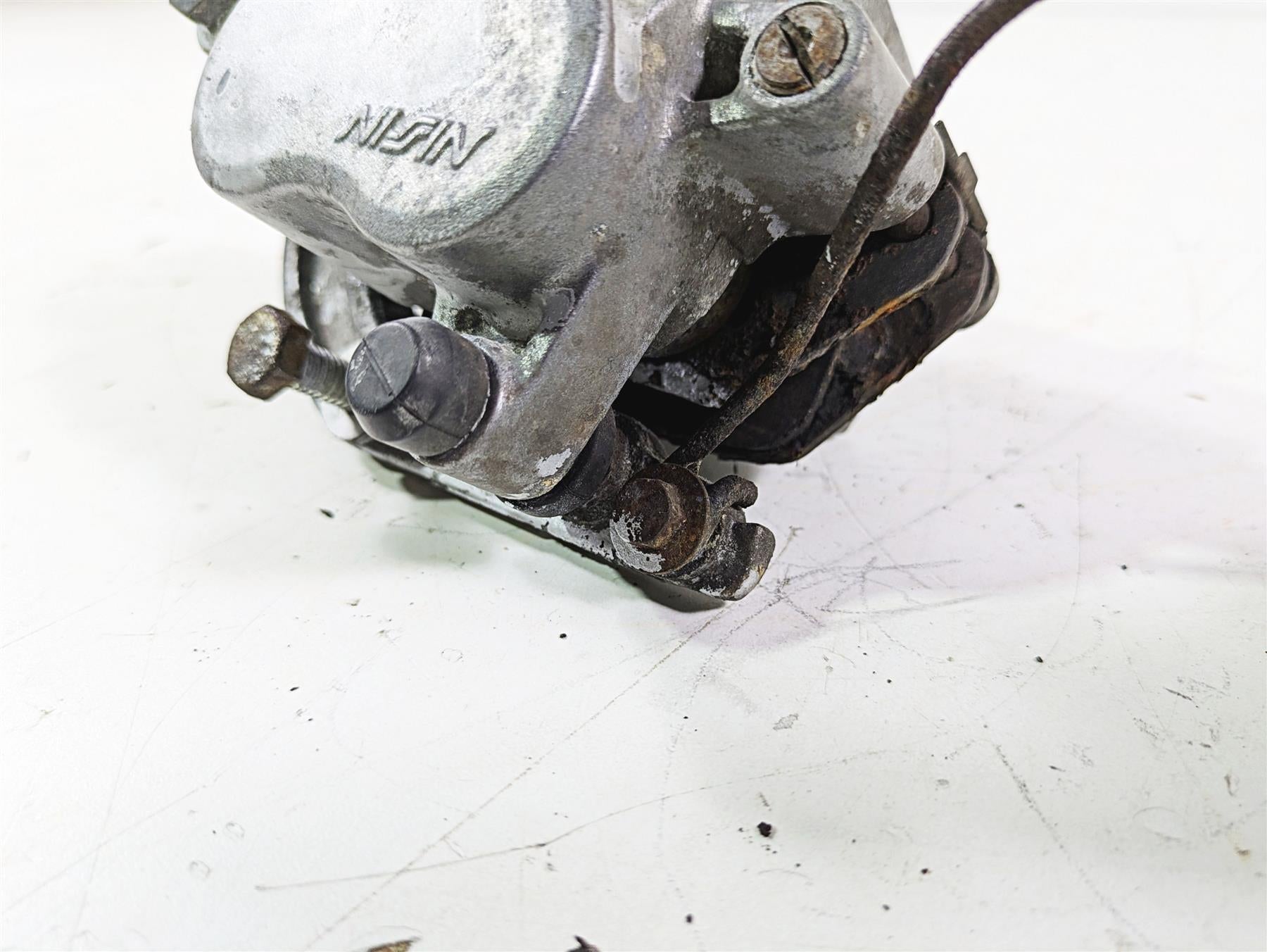 2002 Honda VT1100 Shadow Sabre Nissin Front Brake Caliper 45150-MAH-315 {{ shop.shopifyCountryName }} - Mototech271