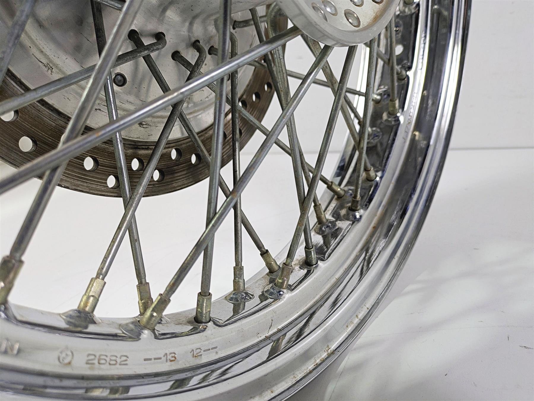 2001 Honda VT750 Shadow Ace 17x3 Spoke Front Wheel 44650-MBA-020