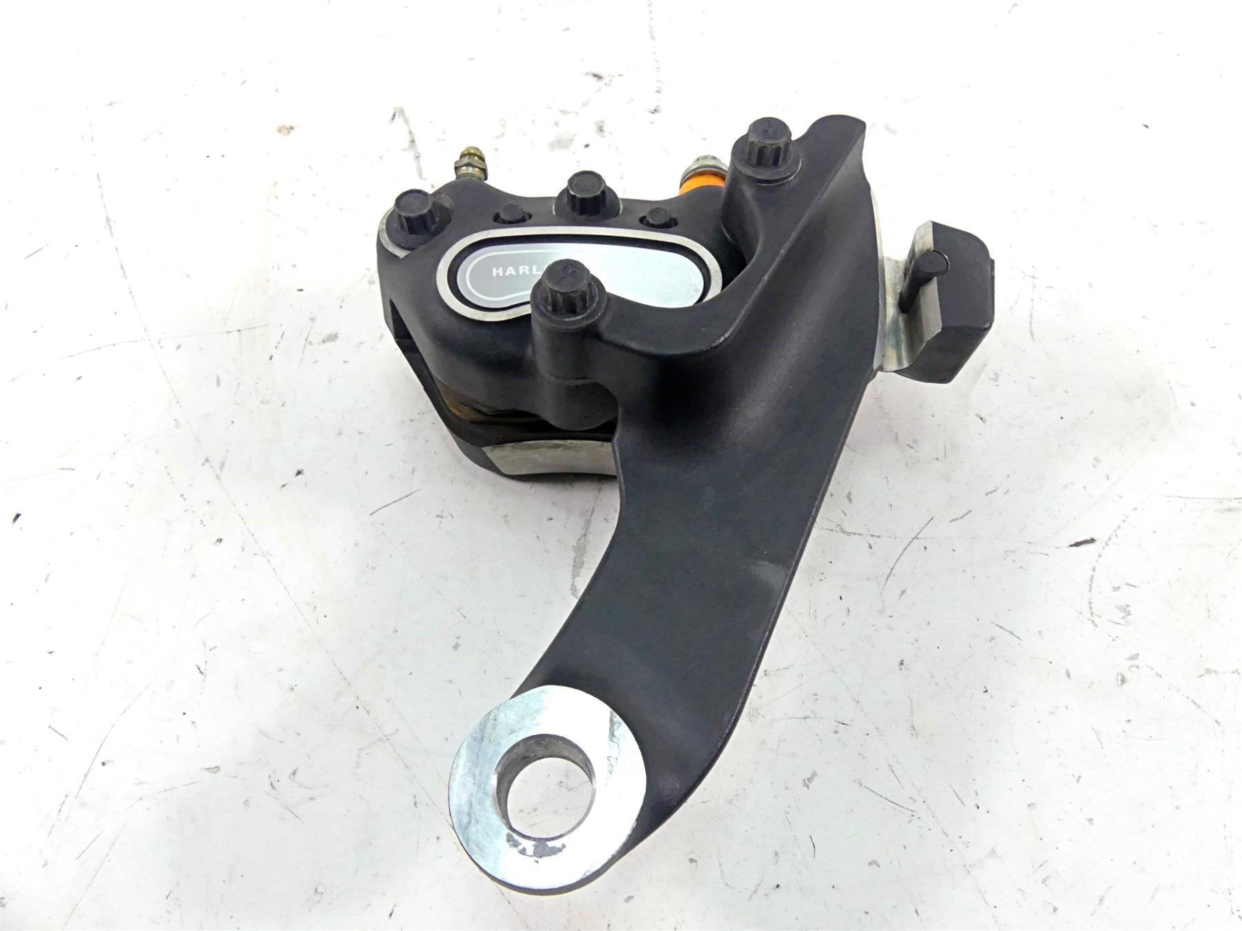 2006 Harley Softail FXSTSI Springer Rear Brake Caliper & Bracket 40908-06 {{ shop.shopifyCountryName }} - Mototech271
