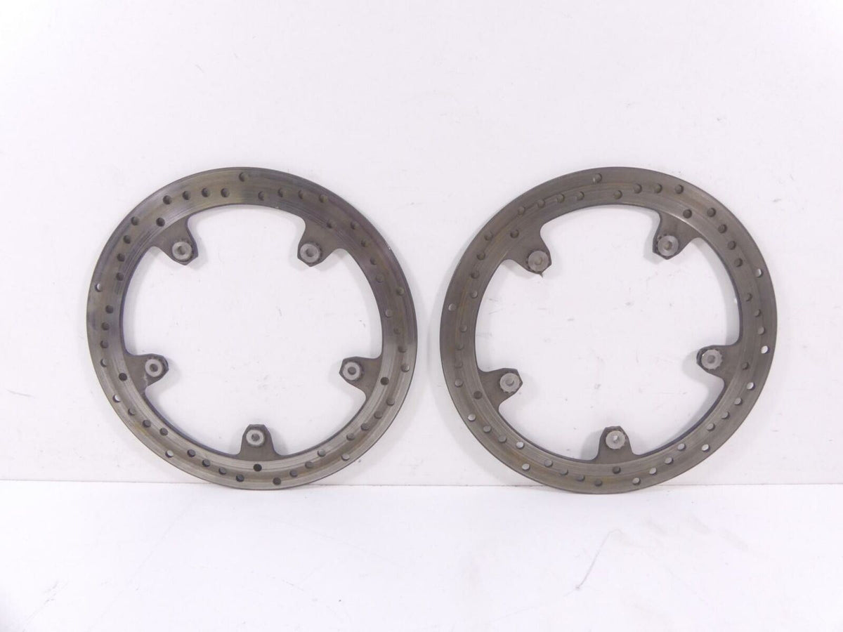 2012 BMW S1000RR K46 Front Left Right Brembo Brake Disc Rotos 320Mm 34117723493 {{ shop.shopifyCountryName }} - Mototech271