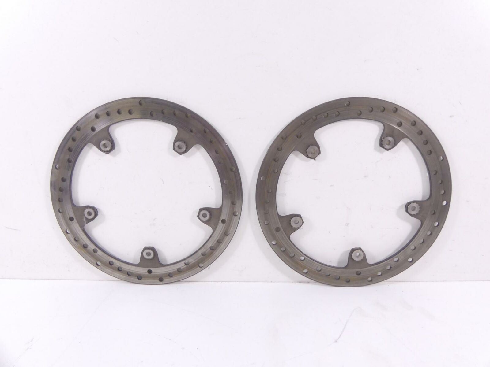 2012 BMW S1000RR K46 Front Left Right Brembo Brake Disc Rotos 320Mm 34117723493 {{ shop.shopifyCountryName }} - Mototech271