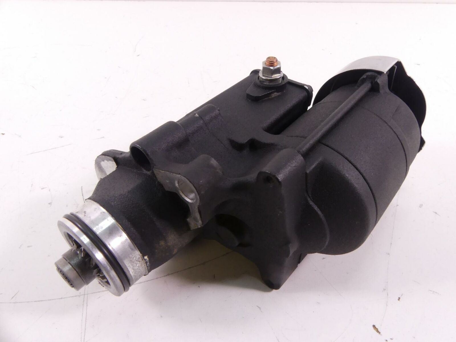 2013 Harley Touring FLTRU Road Glide Engine Starter Motor + Cover 31618-06A {{ shop.shopifyCountryName }} - Mototech271