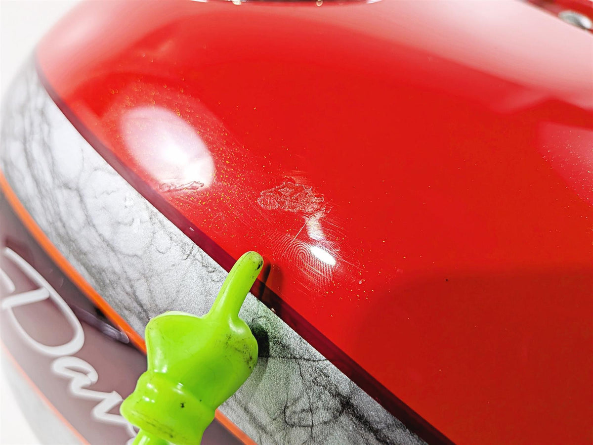 2008 Harley FXDSE CVO Dyna Fuel Gas Tank Scarlet Red Pearl Dark Crimson 61014-08-Mototech271