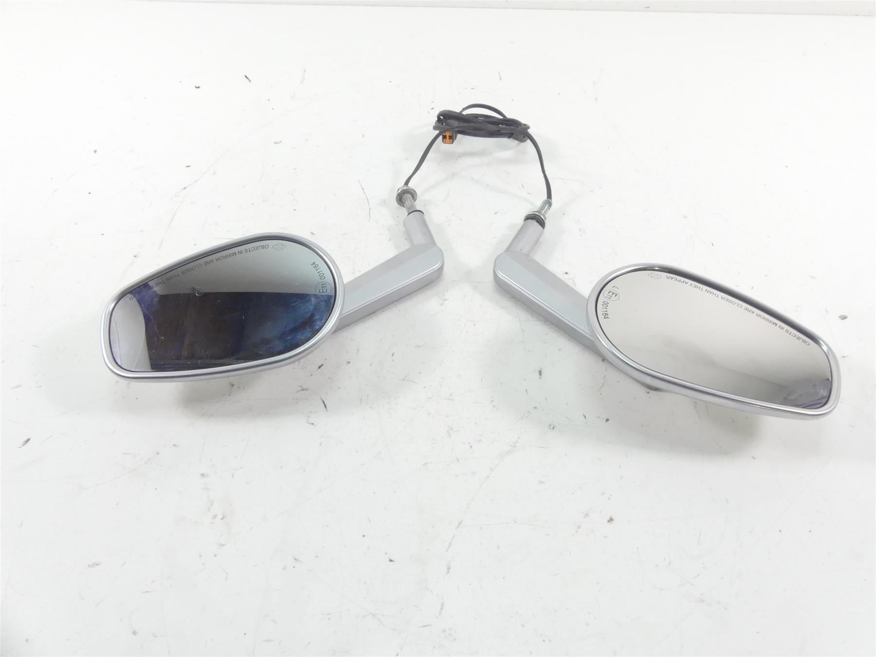 2012 Harley VRSCF Muscle Rod Rear View Mirrors Turn Signal Blinker Set 69395-09A {{ shop.shopifyCountryName }} - Mototech271