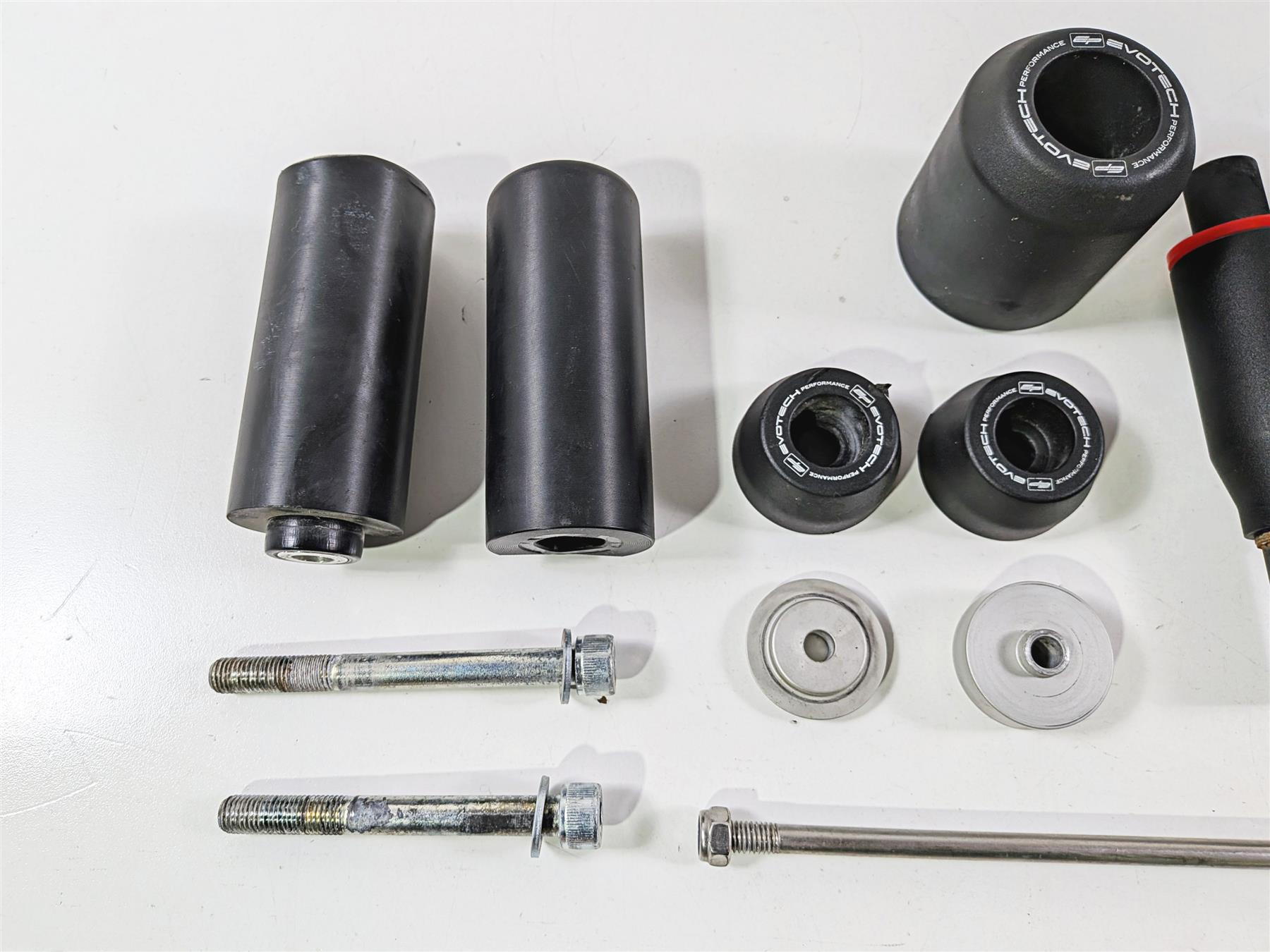2016 Ducati Hypermotard 939 SP Evotech Protection Frame Slider Set PRN010926-03-Mototech271