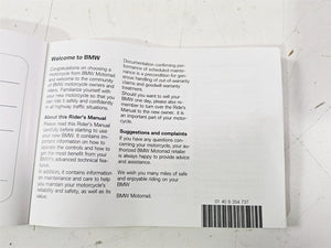2017 BMW F800GS Adv K75 Owners Manual Book 01408354737 | Mototech271