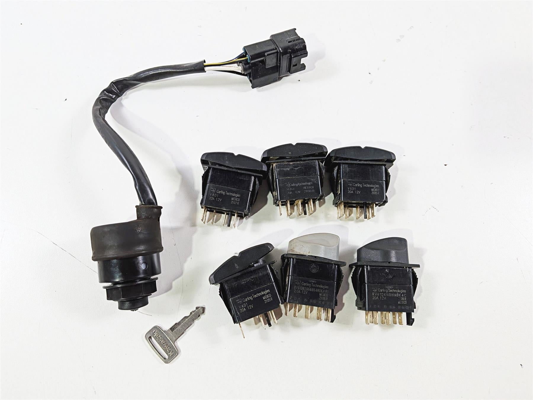2021 Kawasaki Teryx KRX KRF 1000 ES Ignition Light Awd Switch Key Set 27005-0643 {{ shop.shopifyCountryName }} - Mototech271