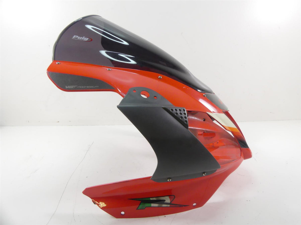 2004 Aprilia RSV 2 1000R Mille Front Headlight Nose Fairing Windshield 106404 {{ shop.shopifyCountryName }} - Mototech271