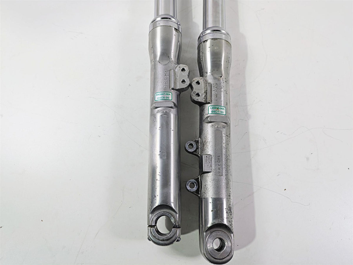 2009 Harley FXDC Dyna Super Glide Straight Front Fork Set 45947-06A 45948-06B {{ shop.shopifyCountryName }} - Mototech271
