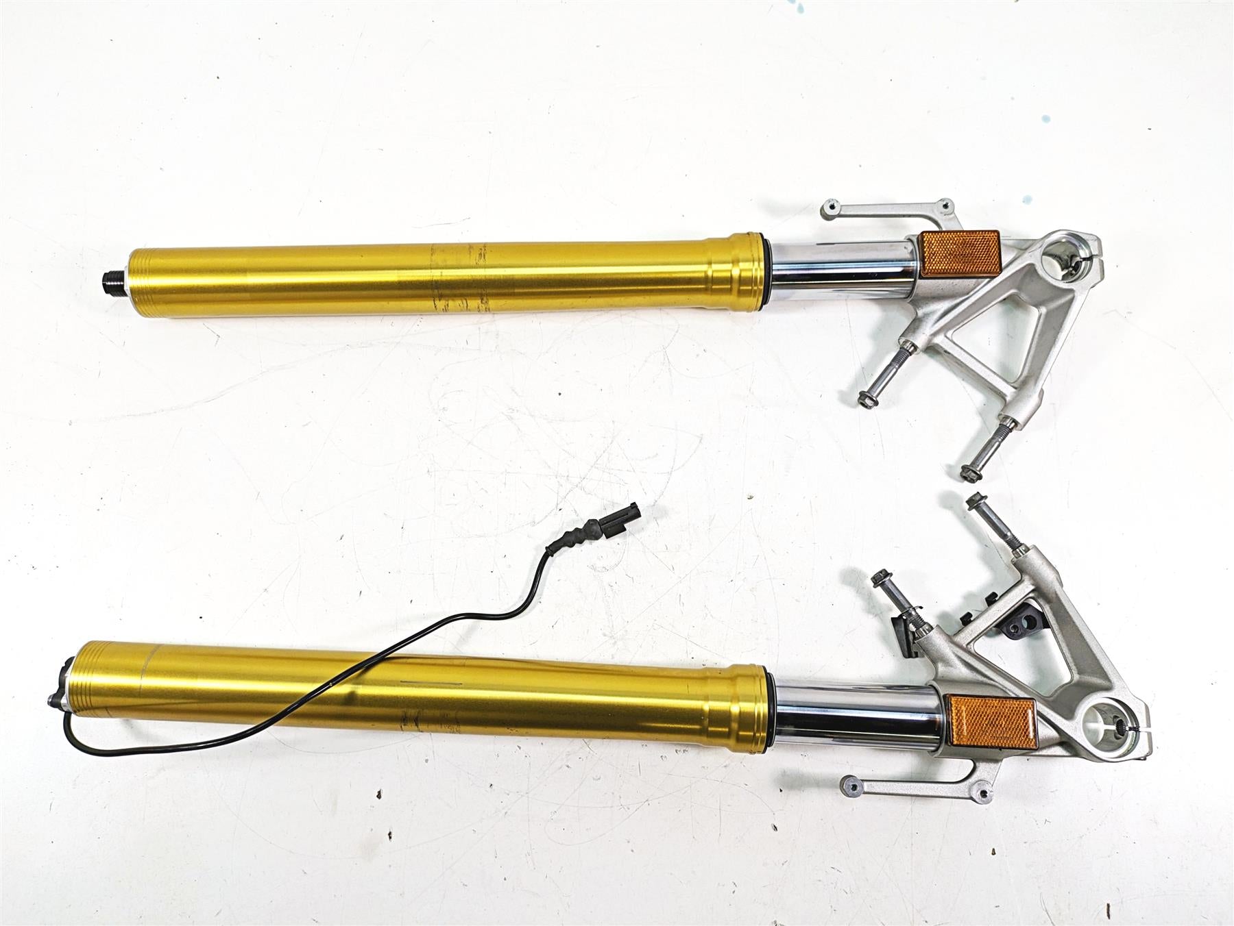 2015 BMW S1000RR K46 Straight Ddc Esa Front Fork Leg Set 31428548865 31428548864