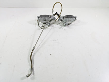 2006 Harley VRSCR Street V-Rod Front Brake Caliper Set Silver 44505-06A 44506-06 {{ shop.shopifyCountryName }} - Mototech271