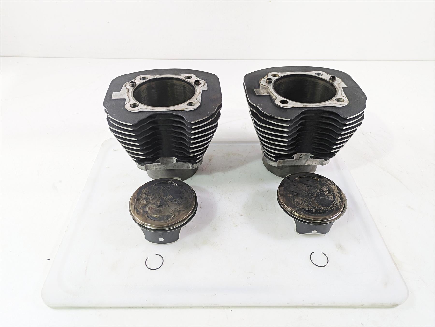 Harley Davidson 4 1/8" Bore 124" TC S&S Cylinder Forged Piston Kit 106-3882A 106-3876A 91-7089 {{ shop.shopifyCountryName }} - Mototech271