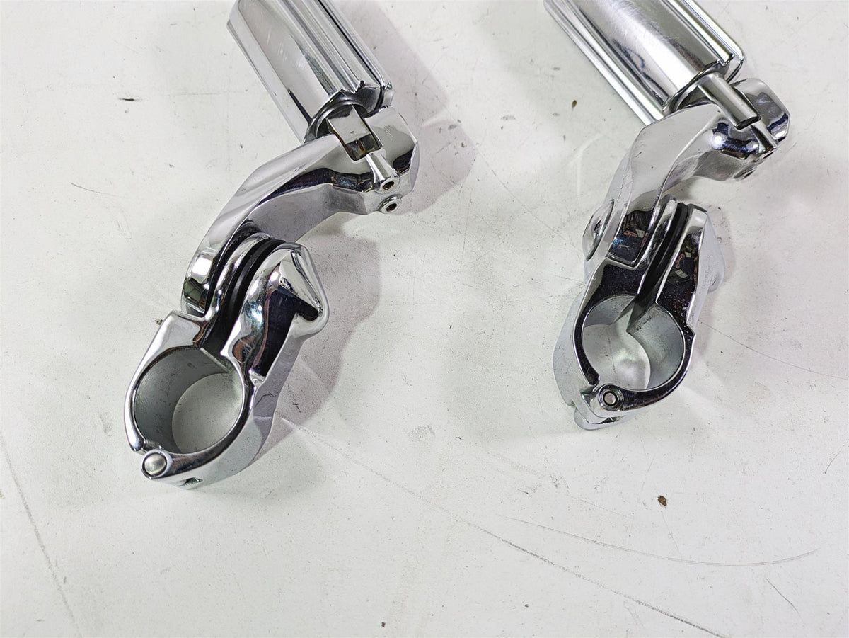 2011 Harley Touring FLHTCUSE CVO E-Glide Chrome Highway Foot Peg Rest Set {{ shop.shopifyCountryName }} - Mototech271