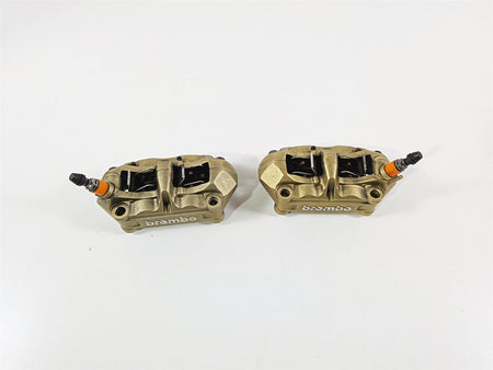 2014 BMW S1000RR K46 Gold Brembo Front Brake Caliper Set 100mm 34117714783 {{ shop.shopifyCountryName }} - Mototech271