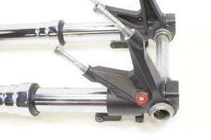 2008 Ducati 848 Complete Chrome Front Fork Triple Tree Set 34520161B 34420161B