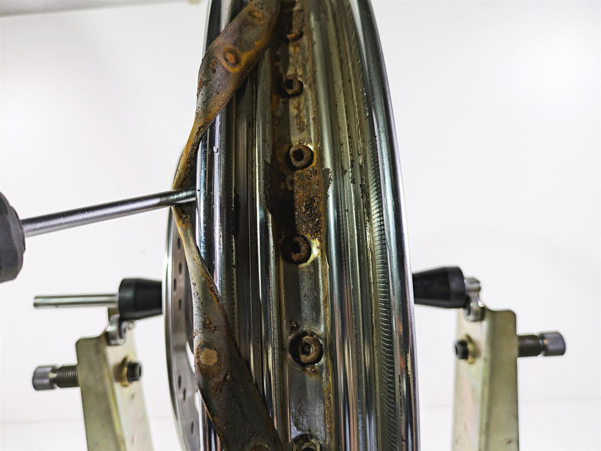 2003 Harley Softail FXSTDI Deuce 100th Straight 21x2.15 Front Wheel 43662-80B {{ shop.shopifyCountryName }} - Mototech271