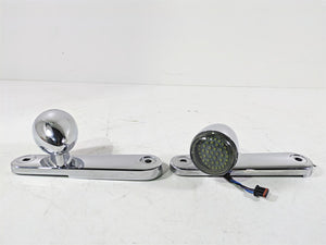 2020 Harley Touring FLHT Electra Glide Front Led Blinker & Mount Set 68000036 | Mototech271