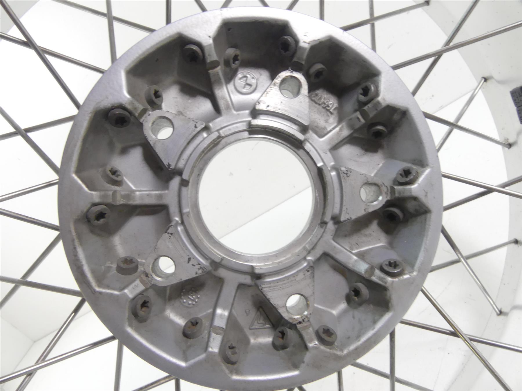 2008 BMW R1200GS K25 Rear 4x17 Silver Spoke Wheel Rim 36317710858 36317701493 {{ shop.shopifyCountryName }} - Mototech271