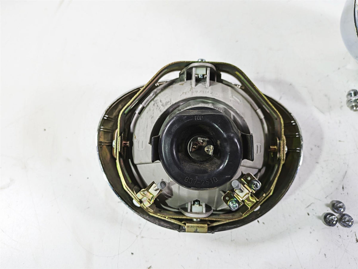 2002 Honda VTX1800 Retro Headlight Head Light & Housing Set 33120-MCH-671 {{ shop.shopifyCountryName }} - Mototech271
