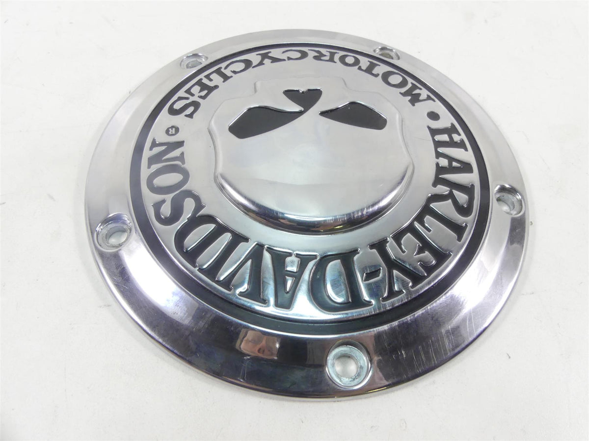 2010 Harley Touring FLHX Street Glide Round Derby Cover Willie G Skull 25441-04 {{ shop.shopifyCountryName }} - Mototech271