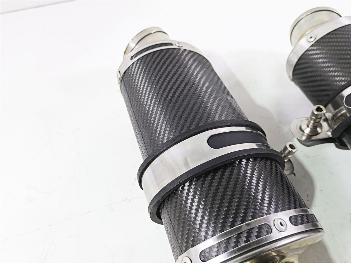 2008 Aprilia RSVR 1000 Factory Delkevic 225mm Carbon Exhaust Muffler Set KIT0318 {{ shop.shopifyCountryName }} - Mototech271