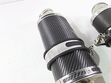 Load image into Gallery viewer, 2008 Aprilia RSVR 1000 Factory Delkevic 225mm Carbon Exhaust Muffler Set KIT0318 | Mototech271

