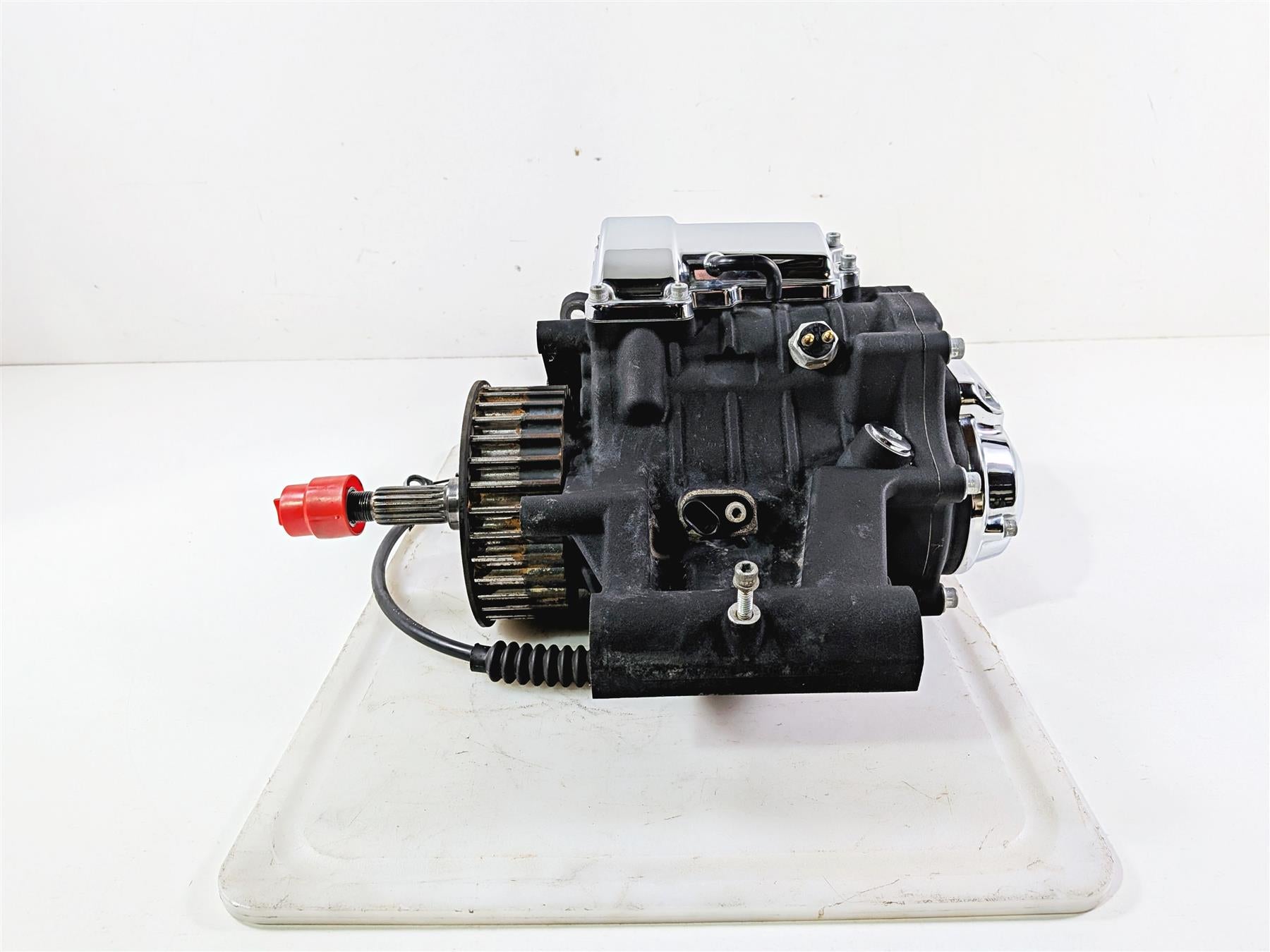 2009 Harley FXCWC Softail Rocker Transmission Gear Box 6 Speed - 19k 33153-09 {{ shop.shopifyCountryName }} - Mototech271