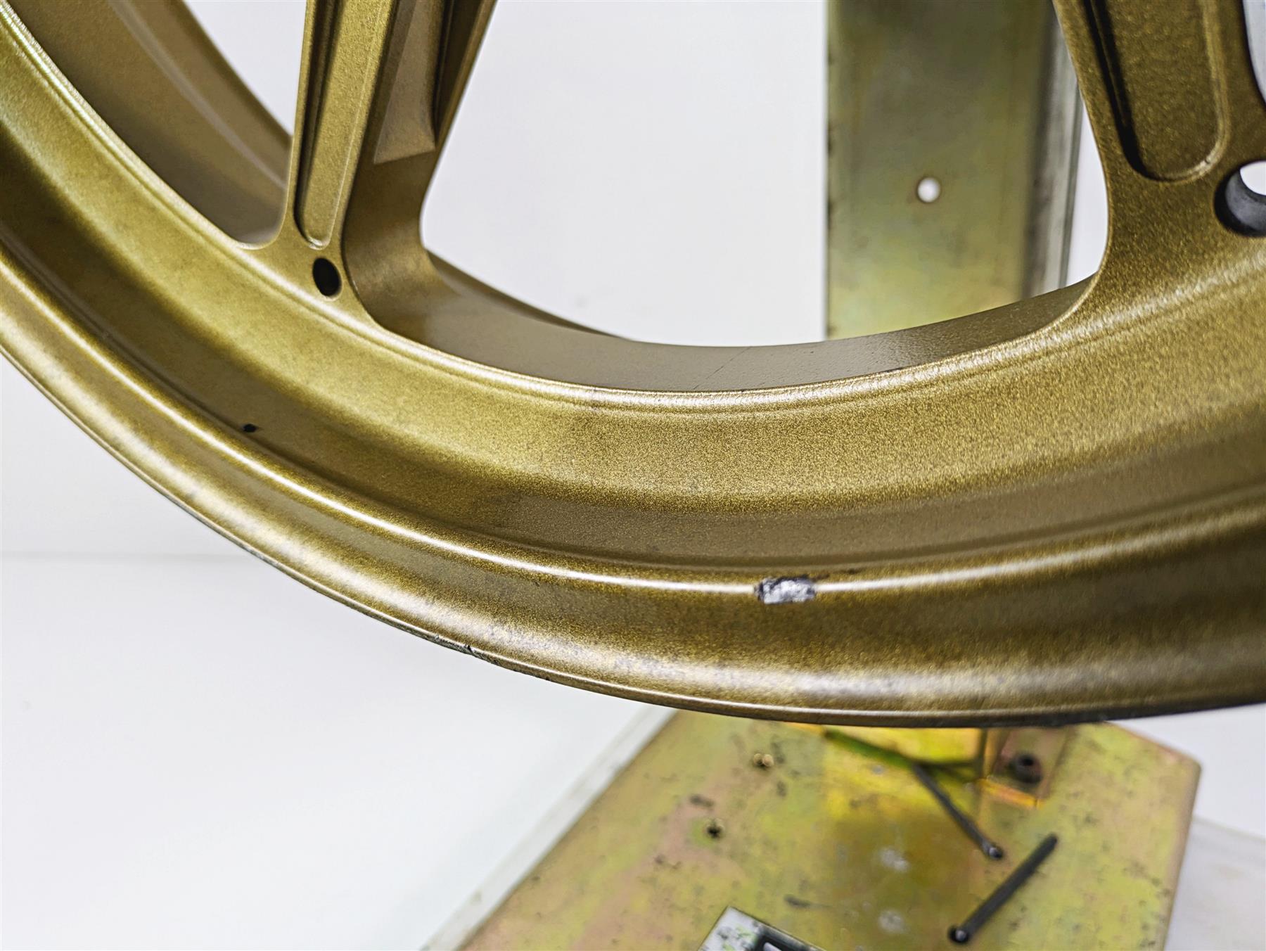 2016 BMW S1000RR K46 Front Wheel Rim Forged Gold 17x3.5 -Dent 36318548892 {{ shop.shopifyCountryName }} - Mototech271