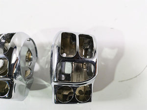 2017 Harley Touring FLHTKSE CVO E-Glide Chrome Control Switch Cover Set 71500341 | Mototech271