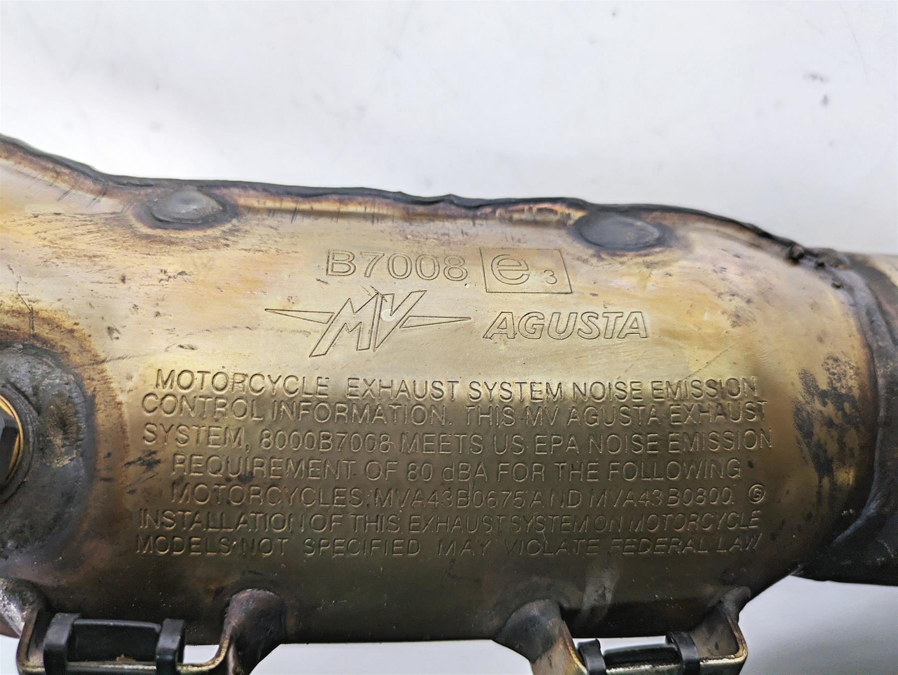 2017 Mv Agusta Dragster 800 Exhaust Header Manifold O2 Sensor 8A00B7008 {{ shop.shopifyCountryName }} - Mototech271