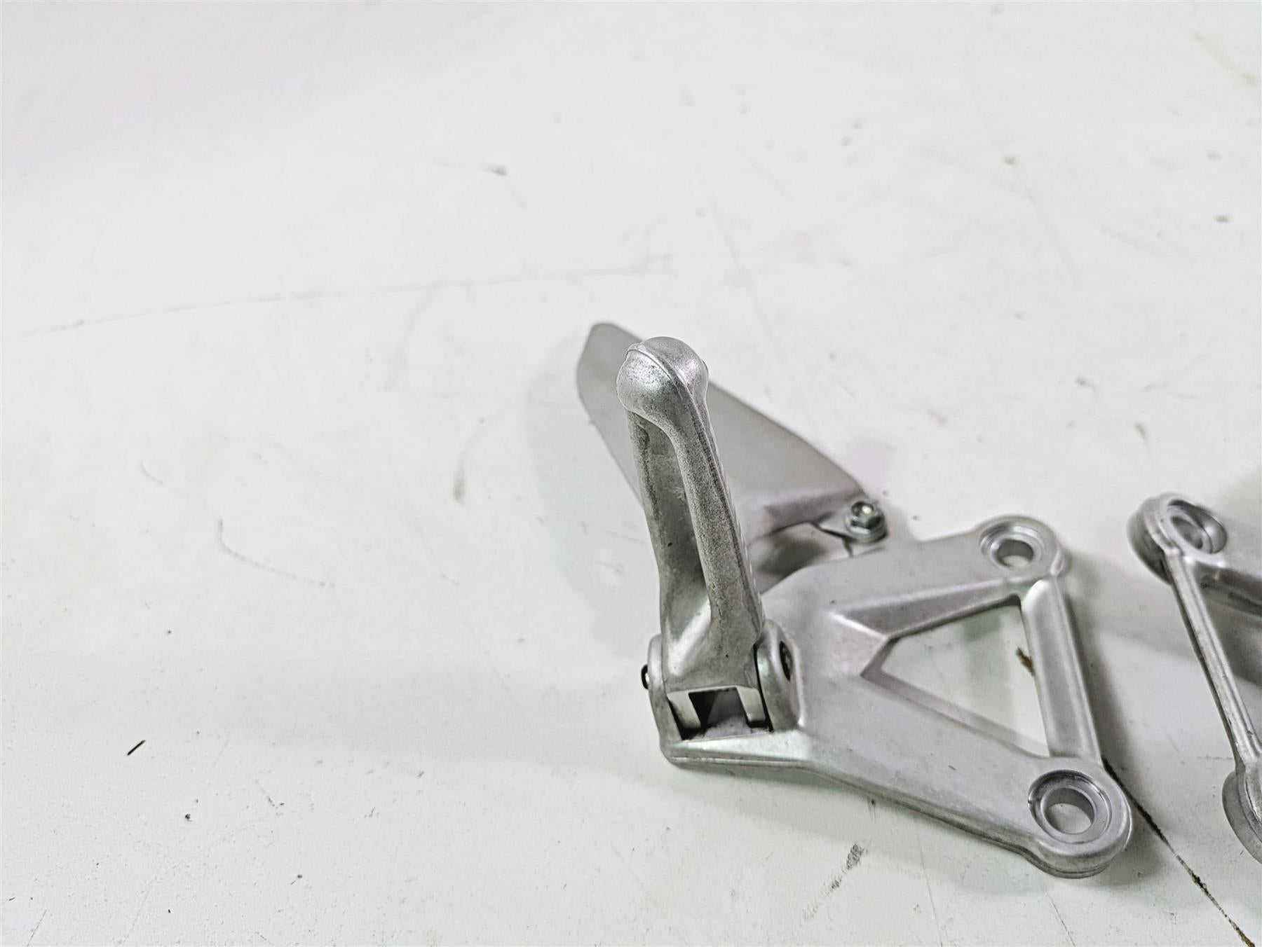 2008 Ducati SBK 1098 S Left Right Rider Footpeg Set 82411231A 82411221A {{ shop.shopifyCountryName }} - Mototech271