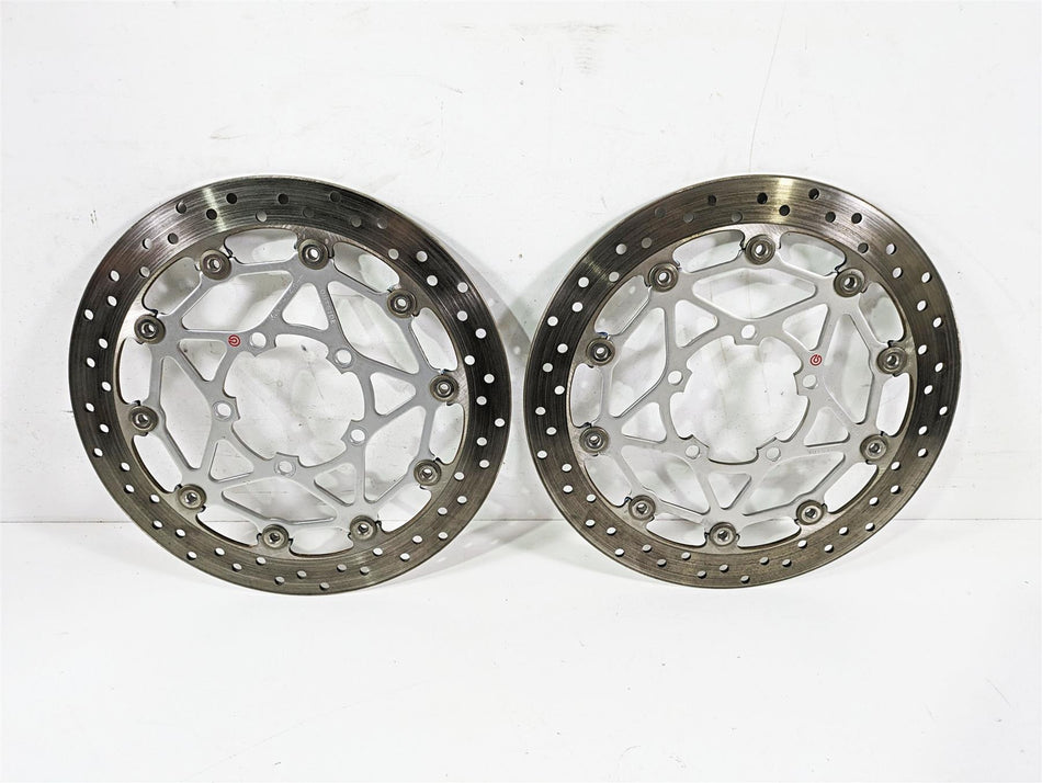 2023 Triumph Street Triple 765 RS Brembo Front Brake Rotor Disc Set 2k T2022080 {{ shop.shopifyCountryName }} - Mototech271