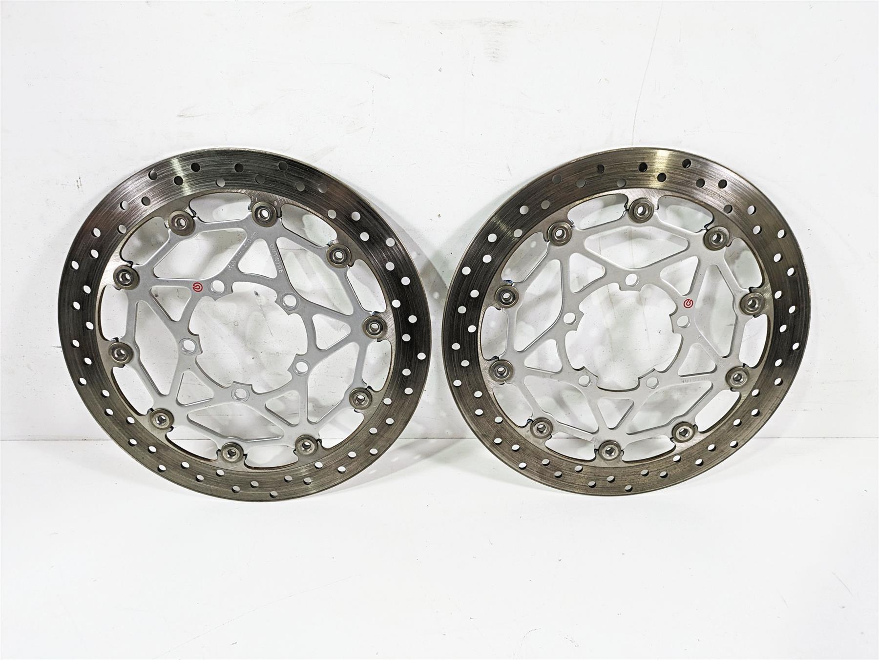 2023 Triumph Street Triple 765 RS Brembo Front Brake Rotor Disc Set 2k T2022080 | Mototech271
