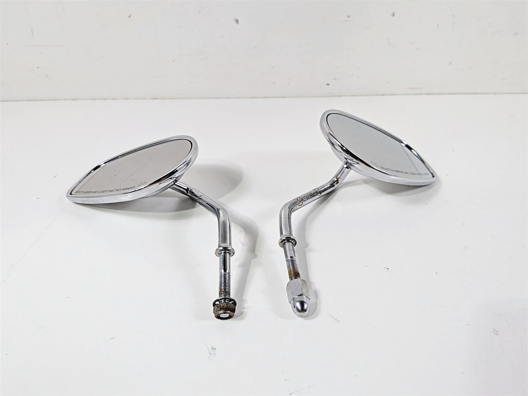 2006 Harley Sportster XL883 Low Rear View Mirror Set Chrome 91846-03B 91848-03B {{ shop.shopifyCountryName }} - Mototech271